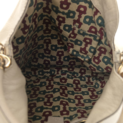 Gucci Calfskin Large Indy Top Handle Hobo Off White 4 of 12