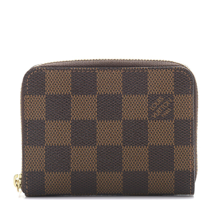 Louis Vuitton Damier Ebene Zippy Coin Purse 1 of 8