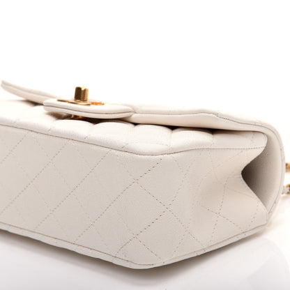 Chanel Caviar Quilted Mini Top Handle Rectangular Flap White 7 of 11
