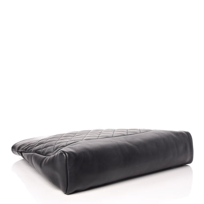 Chanel Lambskin Quilted Large 31 Shopping Bag Black 5 of 10