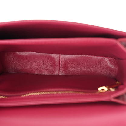 Celine Shiny Calfskin Teen Triomphe Carmin 5 of 11