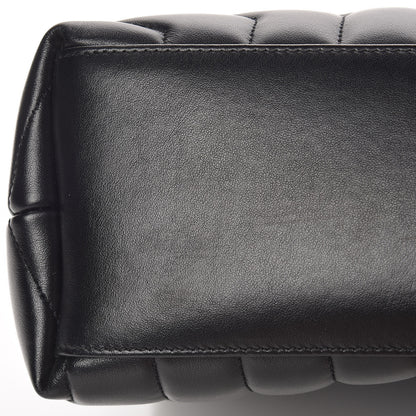 Saint Laurent Calfskin Y Quilted Monogram Medium Loulou Chain Satchel Black 13 of 15