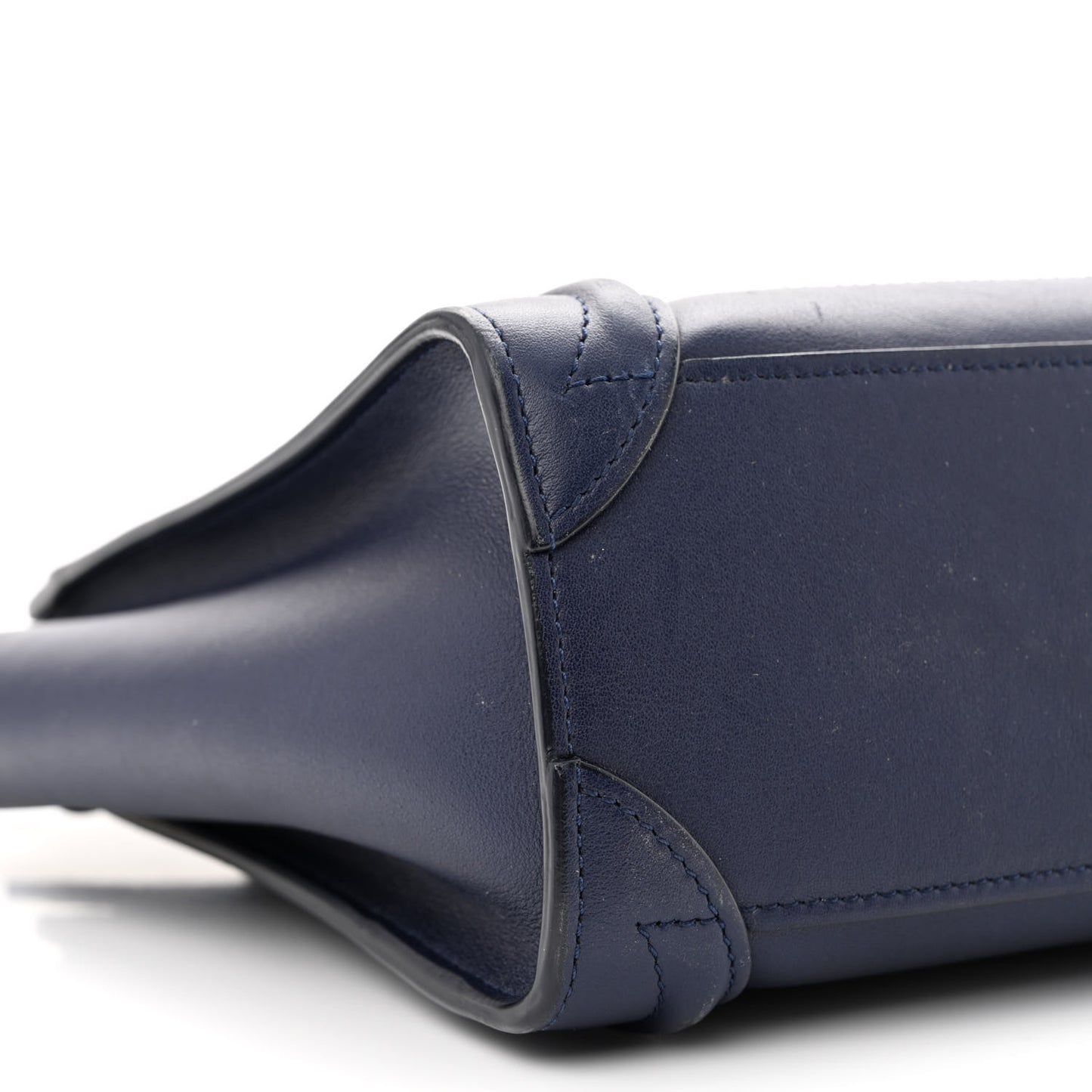 Smooth Calfskin Nano Luggage Navy Blue