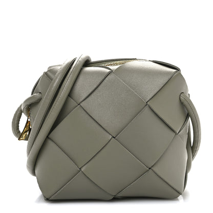 Bottega Veneta Lambskin Maxi Intrecciato Mini Cassette Camera Bag Travertine 1 of 11