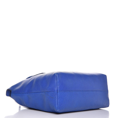 Burberry Grainy Calfskin Medium Baynard Tote Brilliant Blue 4 of 23
