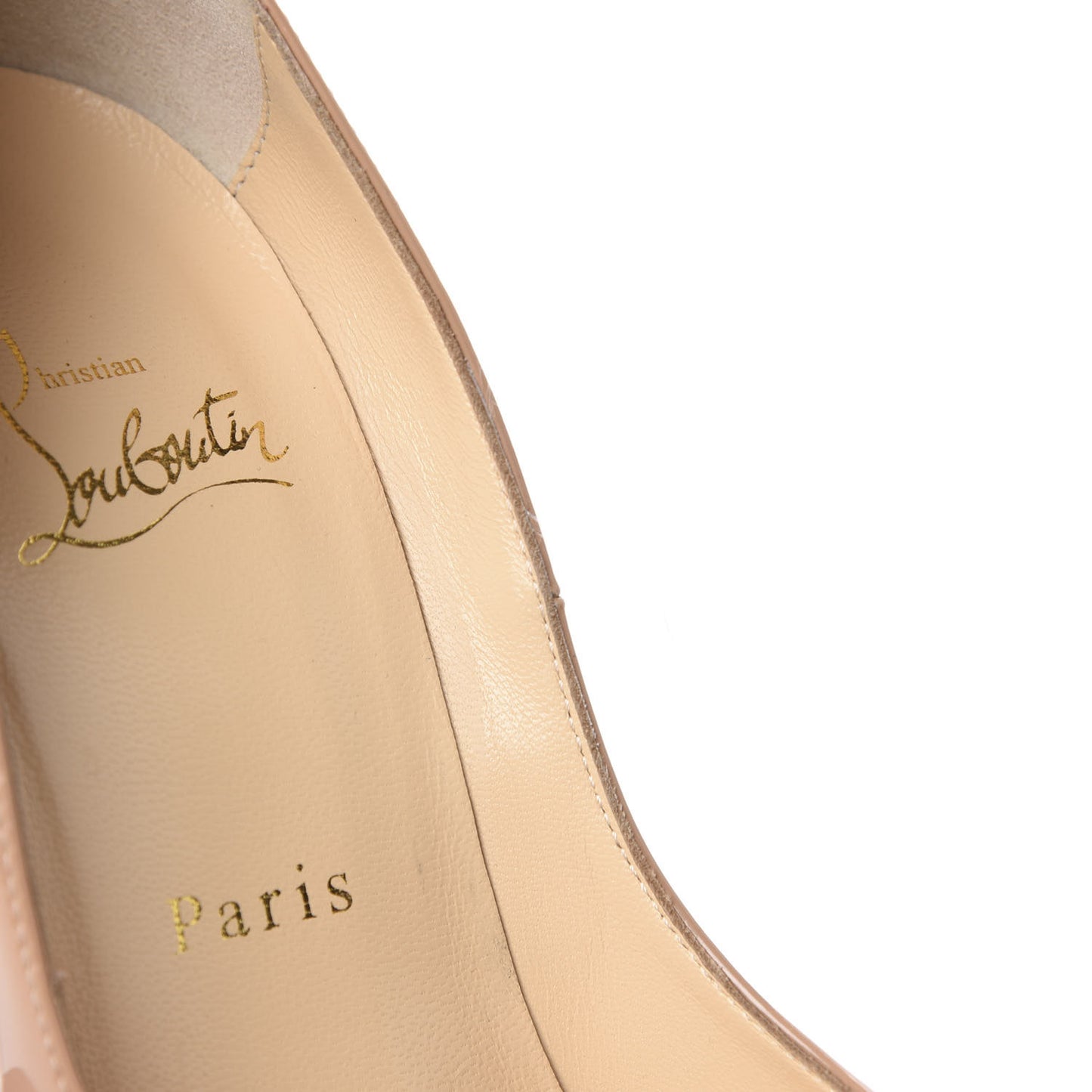 Patent Lady Peep 150 Pumps 37.5 Nude