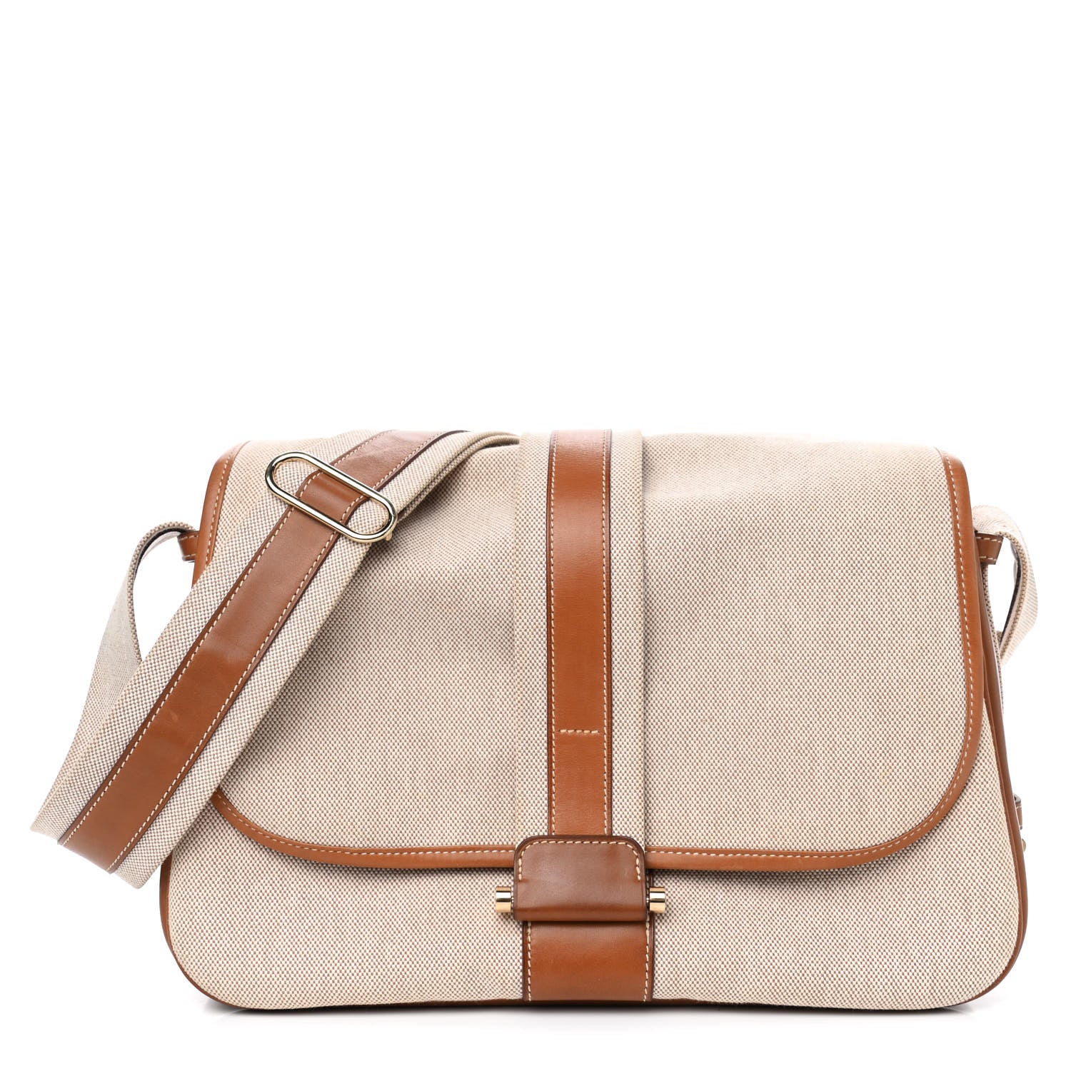 Hermes Toile Barenia Bourlingue Fauve 1 of 8