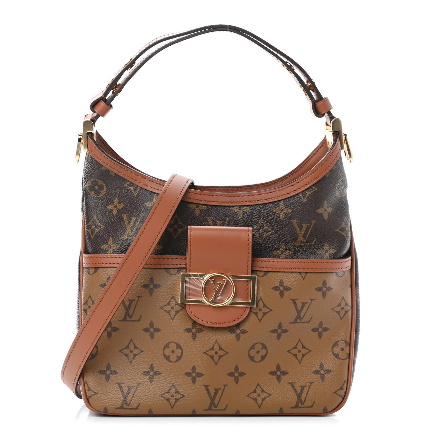 Reverse Monogram Dauphine Hobo PM