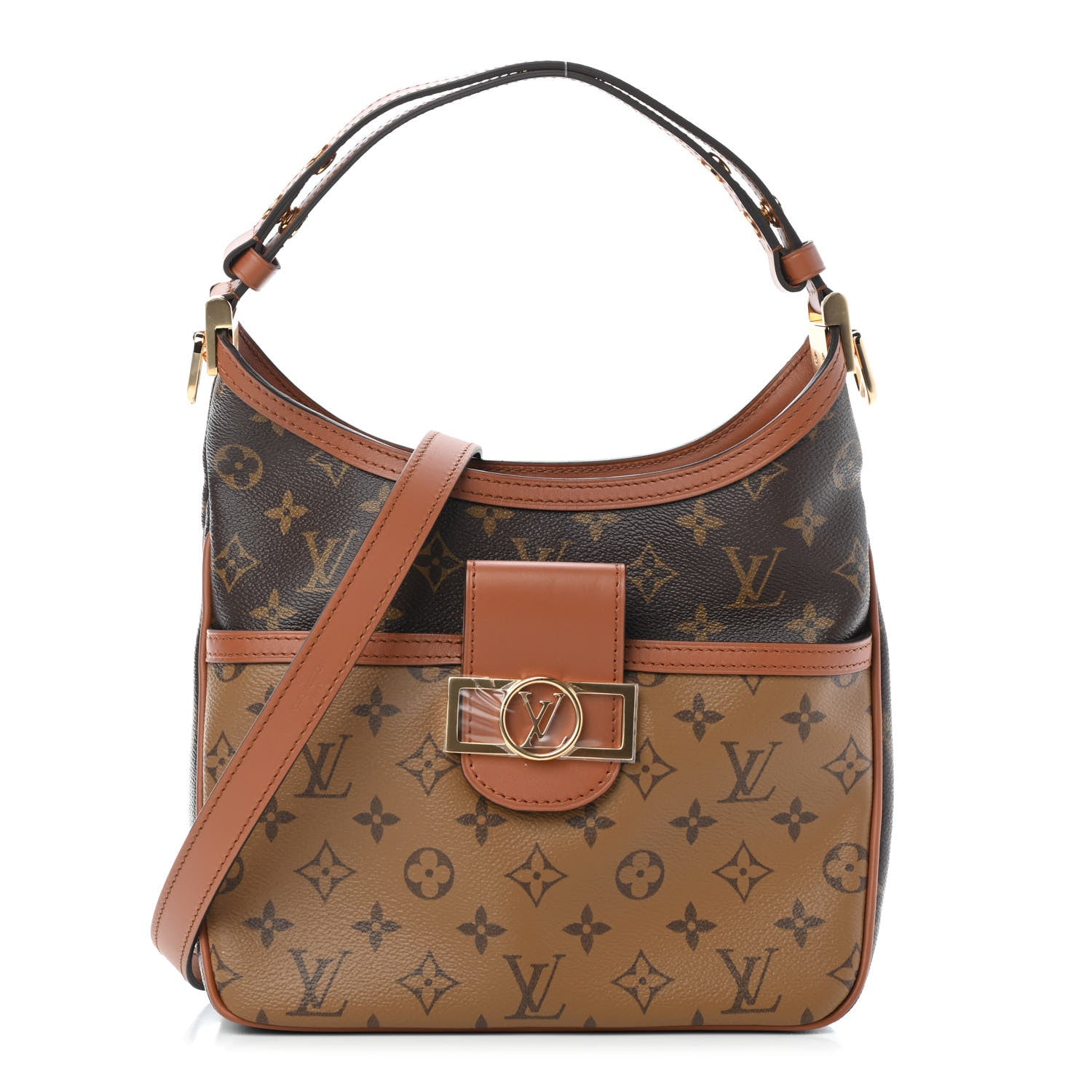 Louis Vuitton Reverse Monogram Dauphine Hobo PM 1 of 4