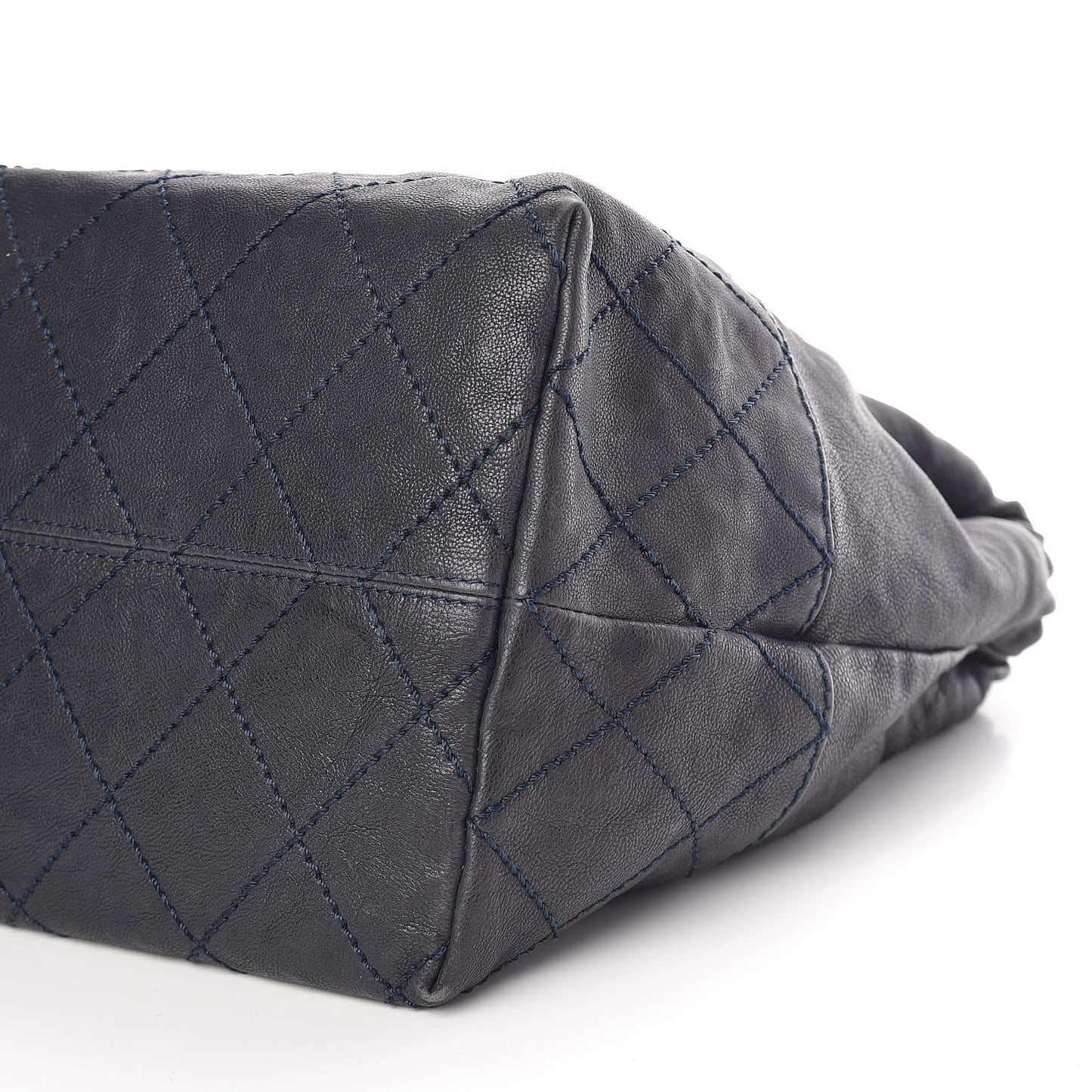 Calfskin Baby Coco Cabas Navy Blue