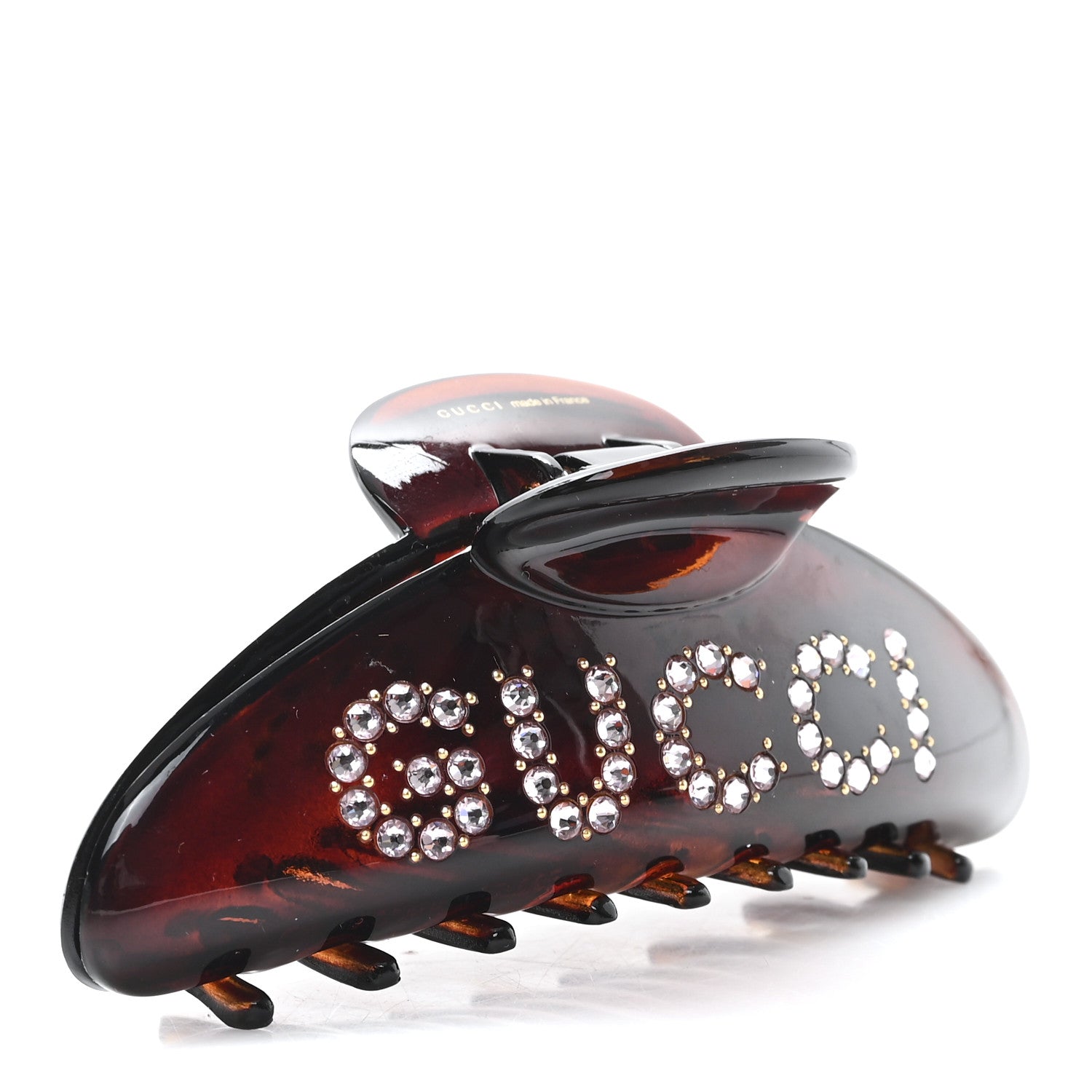 Gucci Resin Crystal Single Hair Clip 3 of 4