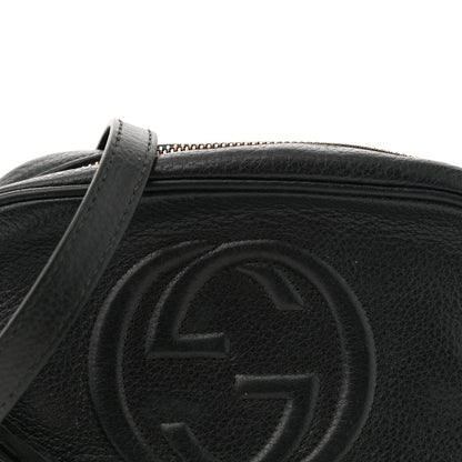 Gucci Pebbled Calfskin Mini Soho Disco Bag Black 8 of 13