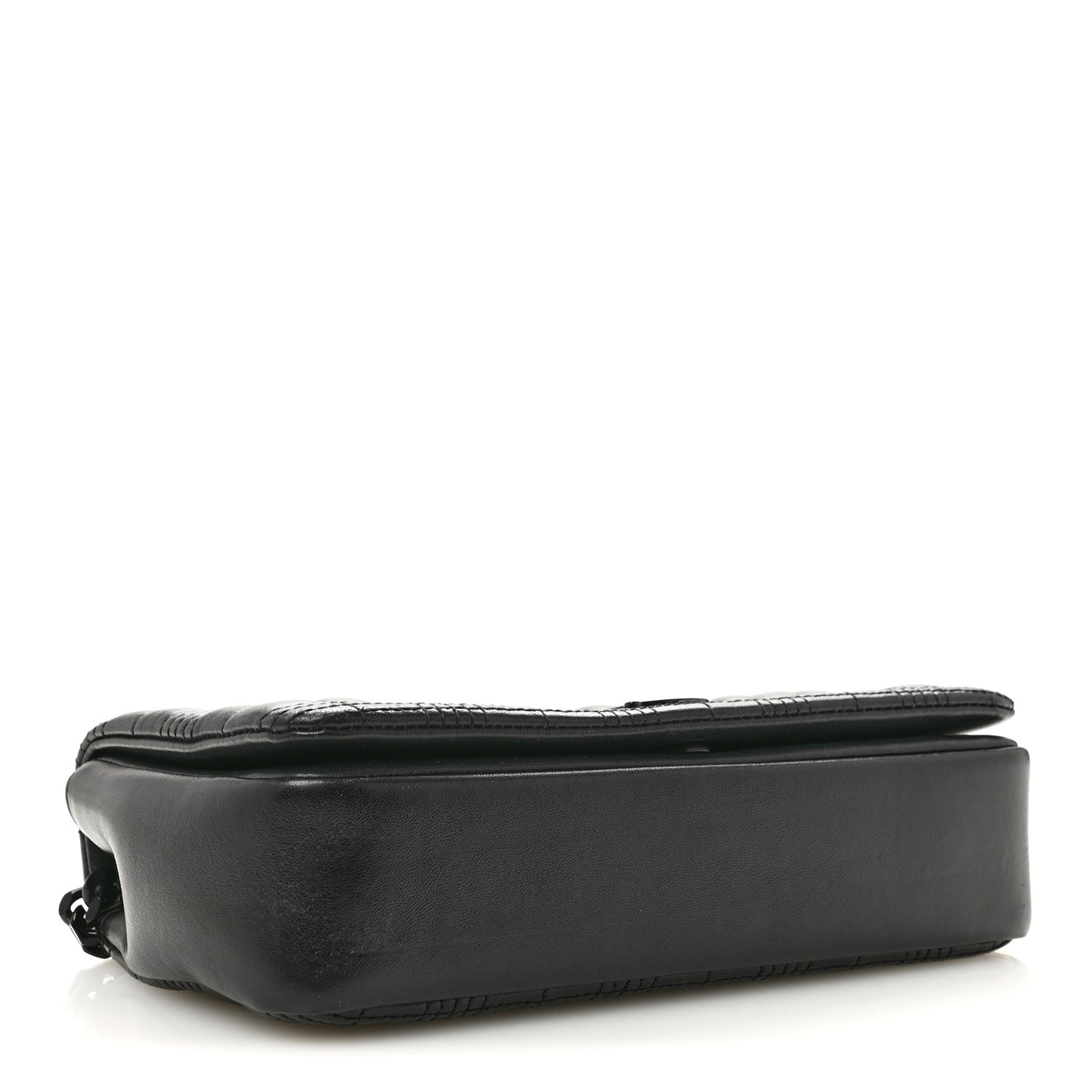 Lambskin Quilted Small Lola Bag Black