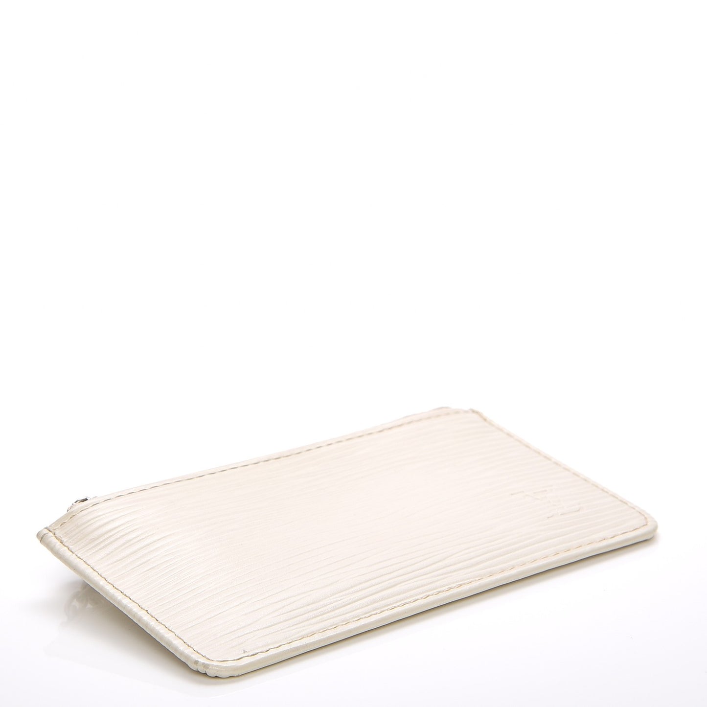 Epi Key Pouch Ivory