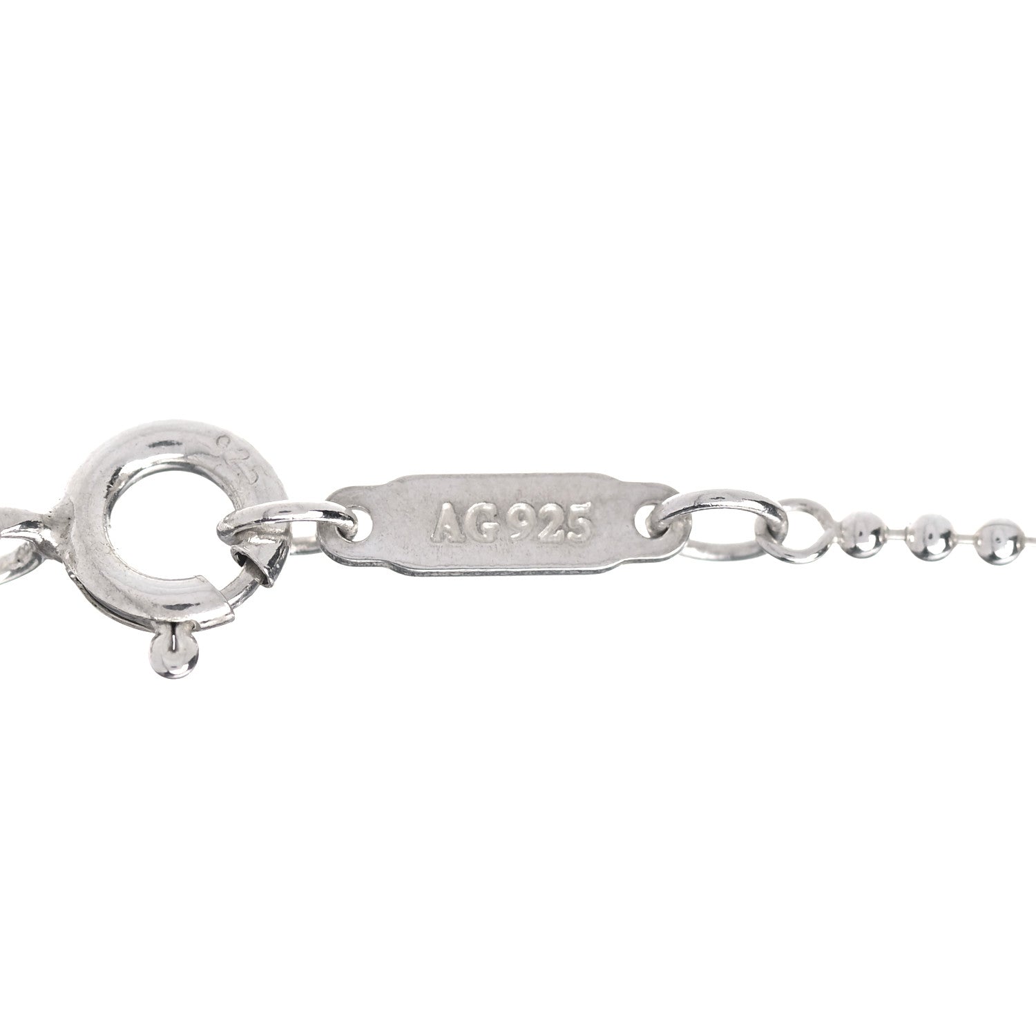 Tiffany Sterling Silver Heart Lock Pendant Chain Necklace 5 of 6
