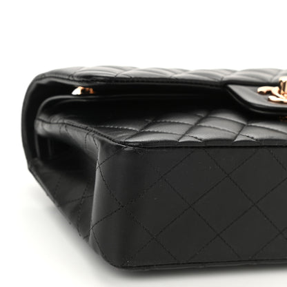 Chanel Lambskin Quilted Small Double Flap Black 9 of 10