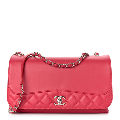 Chanel Calfskin Jumbo Tramezzo Flap Red 1 of 9
