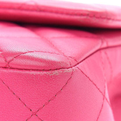 Chanel Lambskin Quilted Mini Rectangular Flap Fuchsia 11 of 11