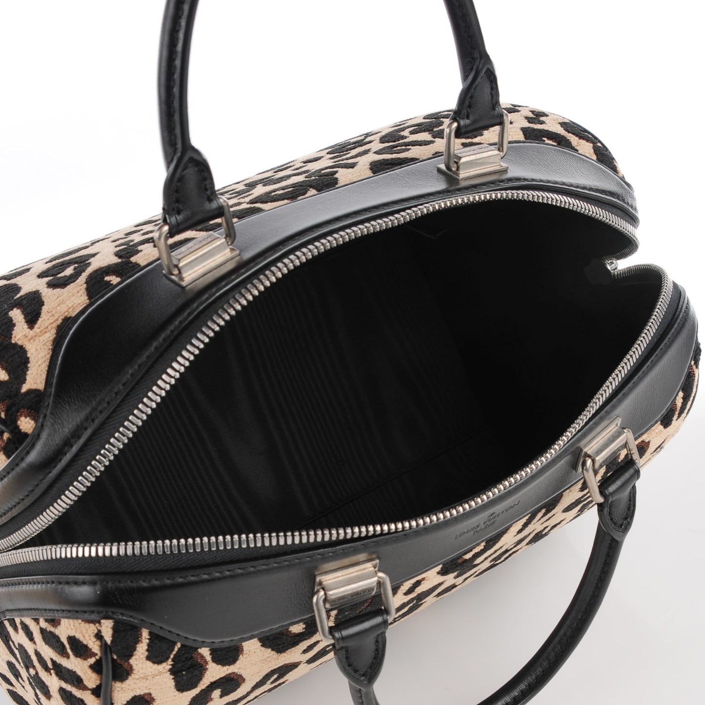 Jacquard Velvet Leopard Print Stephen Sprouse Speedy