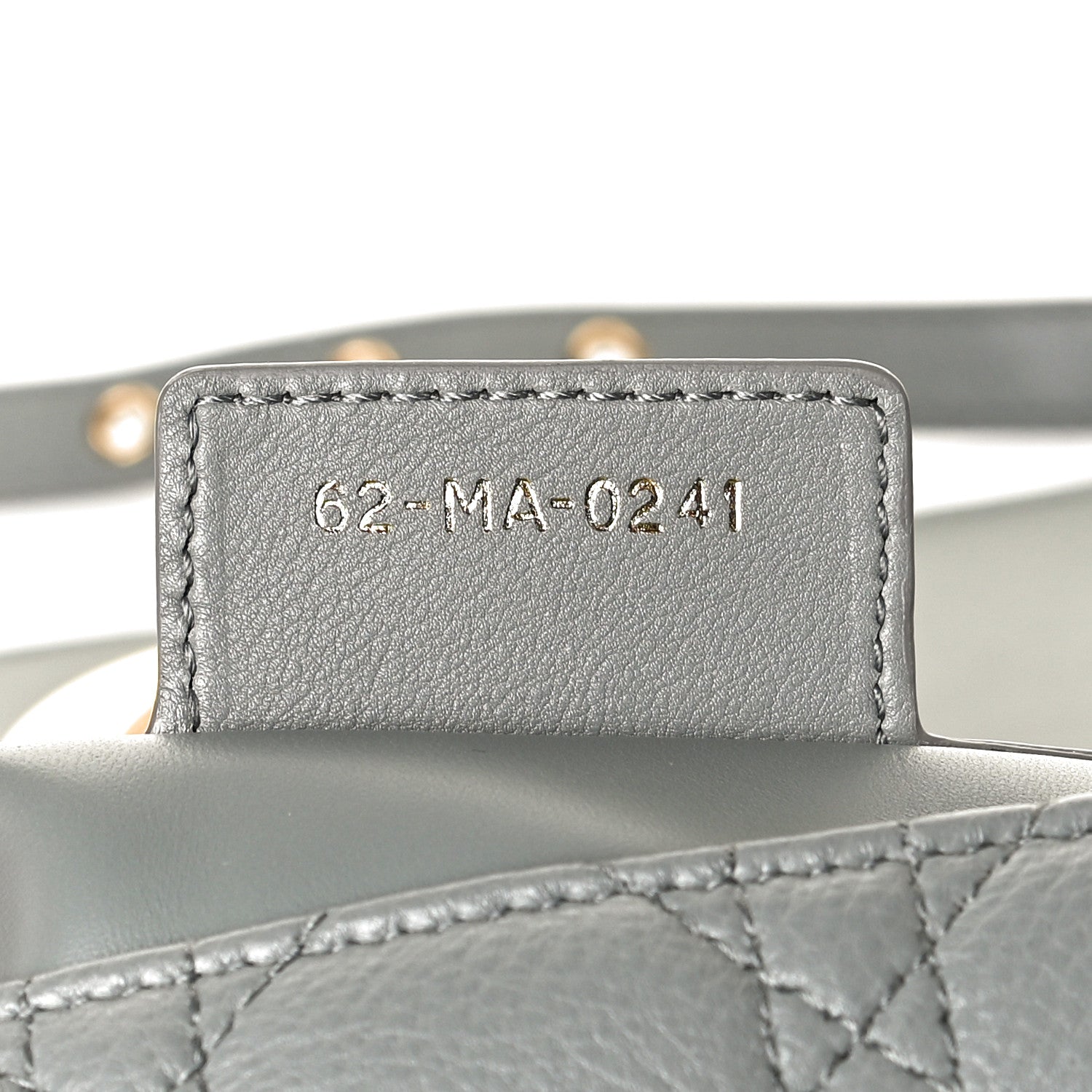Christian Dior Lambskin Cannage Medium Caro Bag Grey 7 of 16