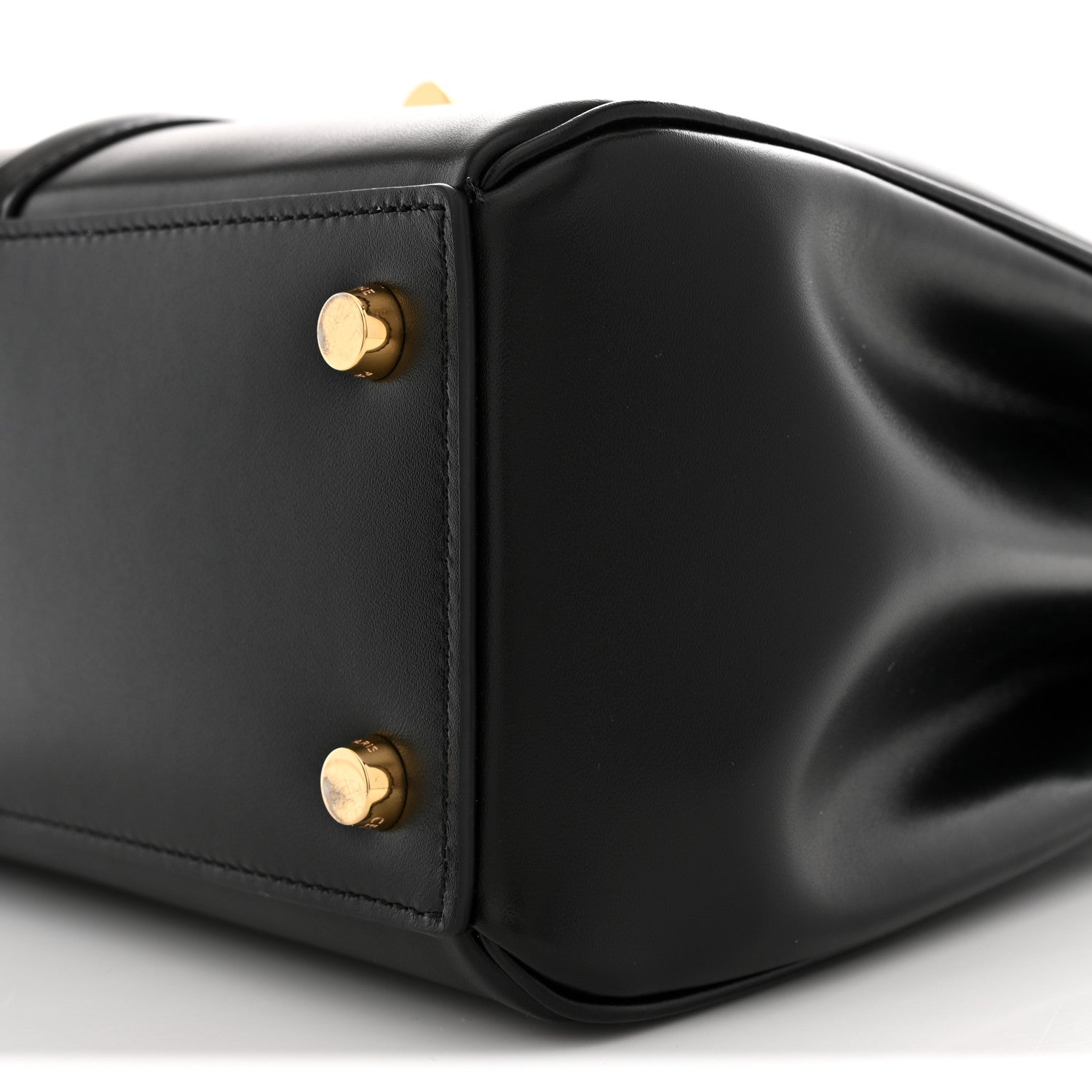 Celine Satinated Calfskin Small 16 Top Handle Bag Black 10 of 10