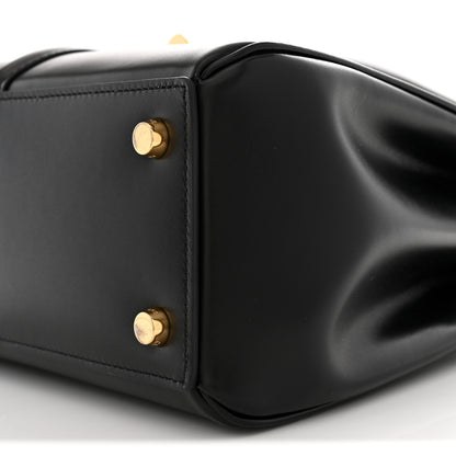 Celine Satinated Calfskin Small 16 Top Handle Bag Black 10 of 10
