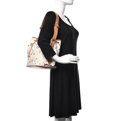 Louis Vuitton Monogram Multicolor Petit Noe White 2 of 18