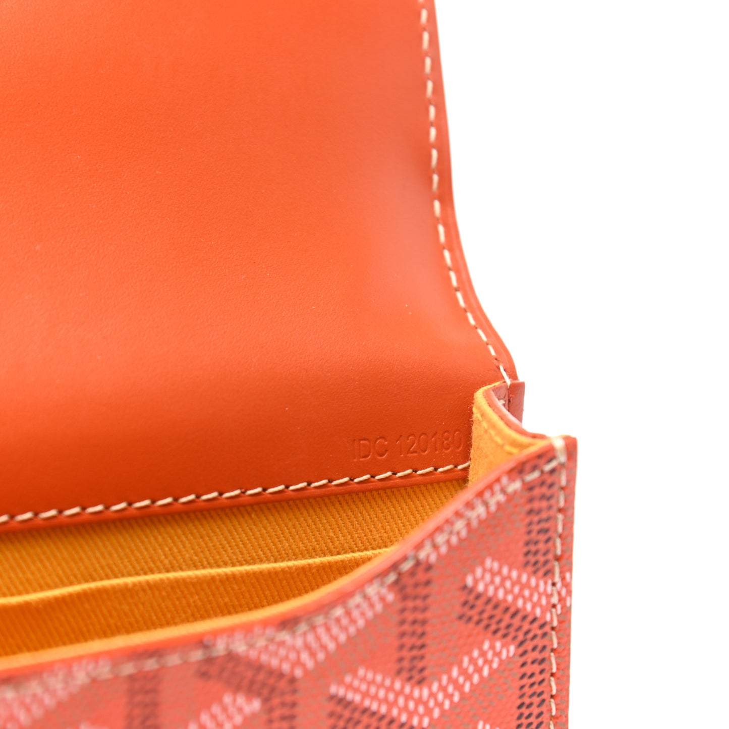 Goyardine Monte Carlo Mini Phone Case Orange