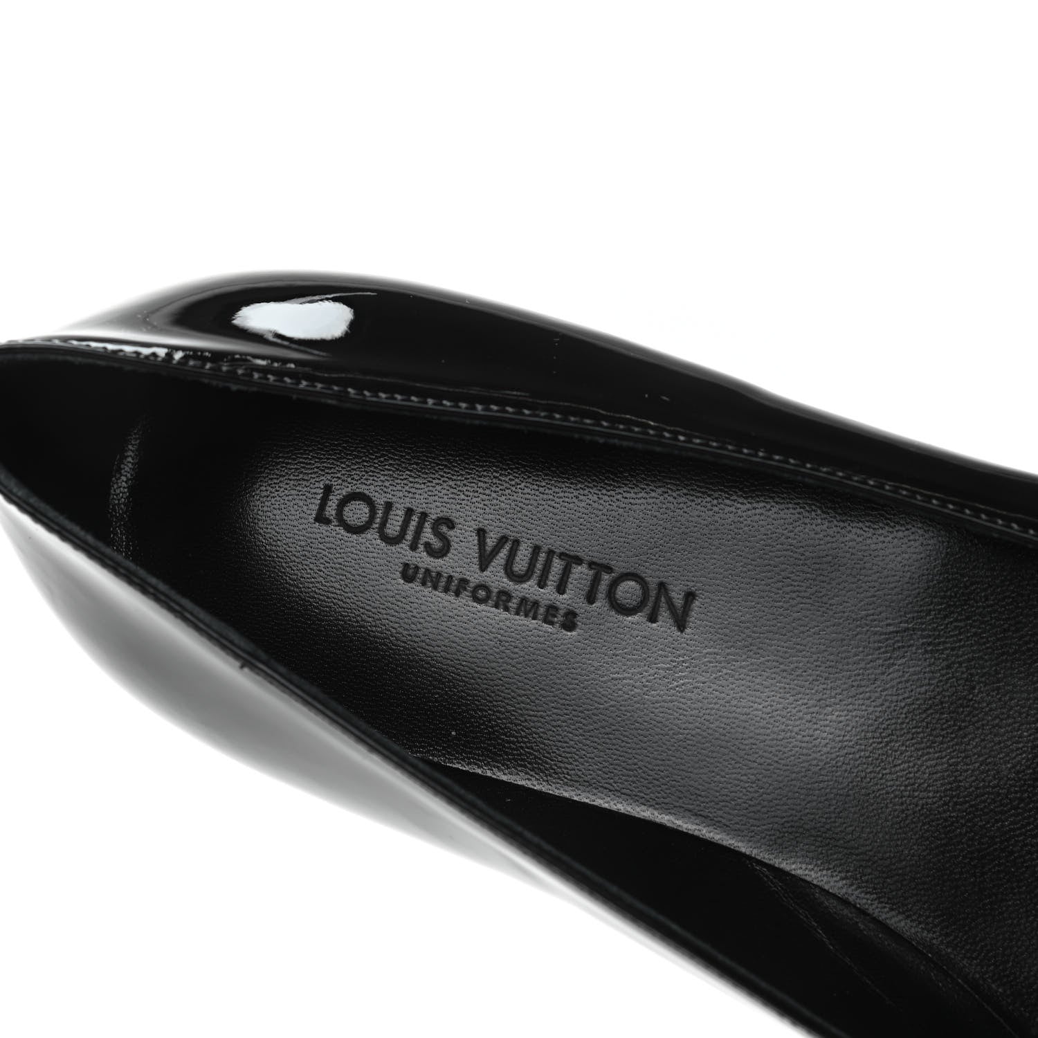 Louis Vuitton Patent Uniformes Ballerina Flat 38.5 Black 7 of 7