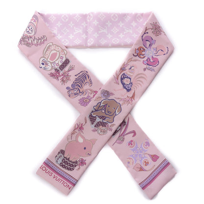 Louis Vuitton Silk Monogram Superstition Bandeau Light Pink 1 of 4