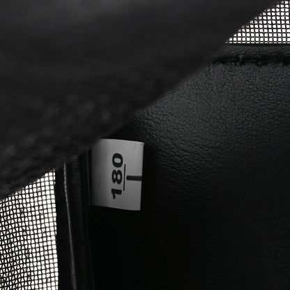 Prada Mesh Sequin Spazzolato Logo Tote Black 8 of 10