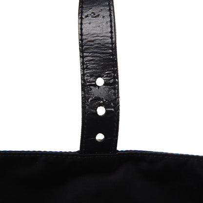 Prada Tessuto Nylon Single Buckle Messenger Bag Black 7 of 13