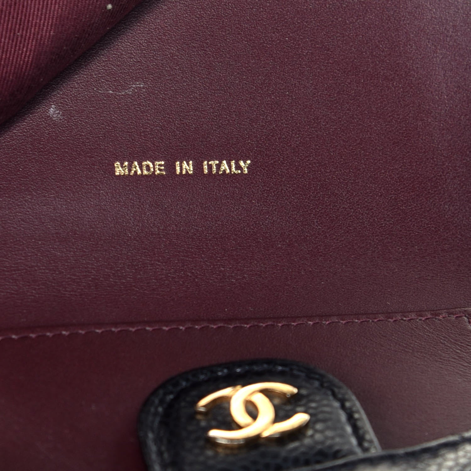 Chanel Caviar Quilted Compact Flap Wallet Black 7 of 10