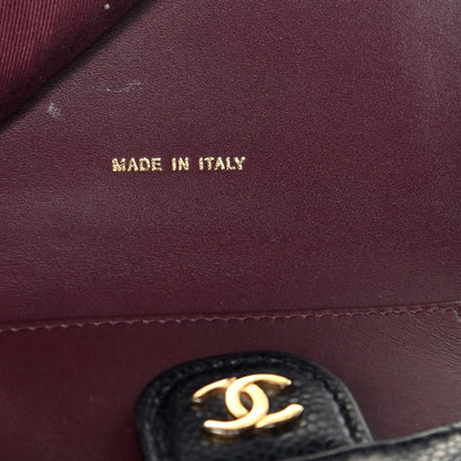 Chanel Caviar Quilted Compact Flap Wallet Black 7 of 10