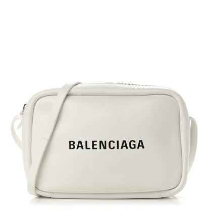 Balenciaga Calfskin Logo S Everyday Camera Bag White 1 of 15