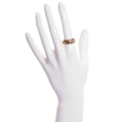 Cartier 18K Yellow Gold Diamond Maillon Panthere Ring 55 US 7.25 2 of 5