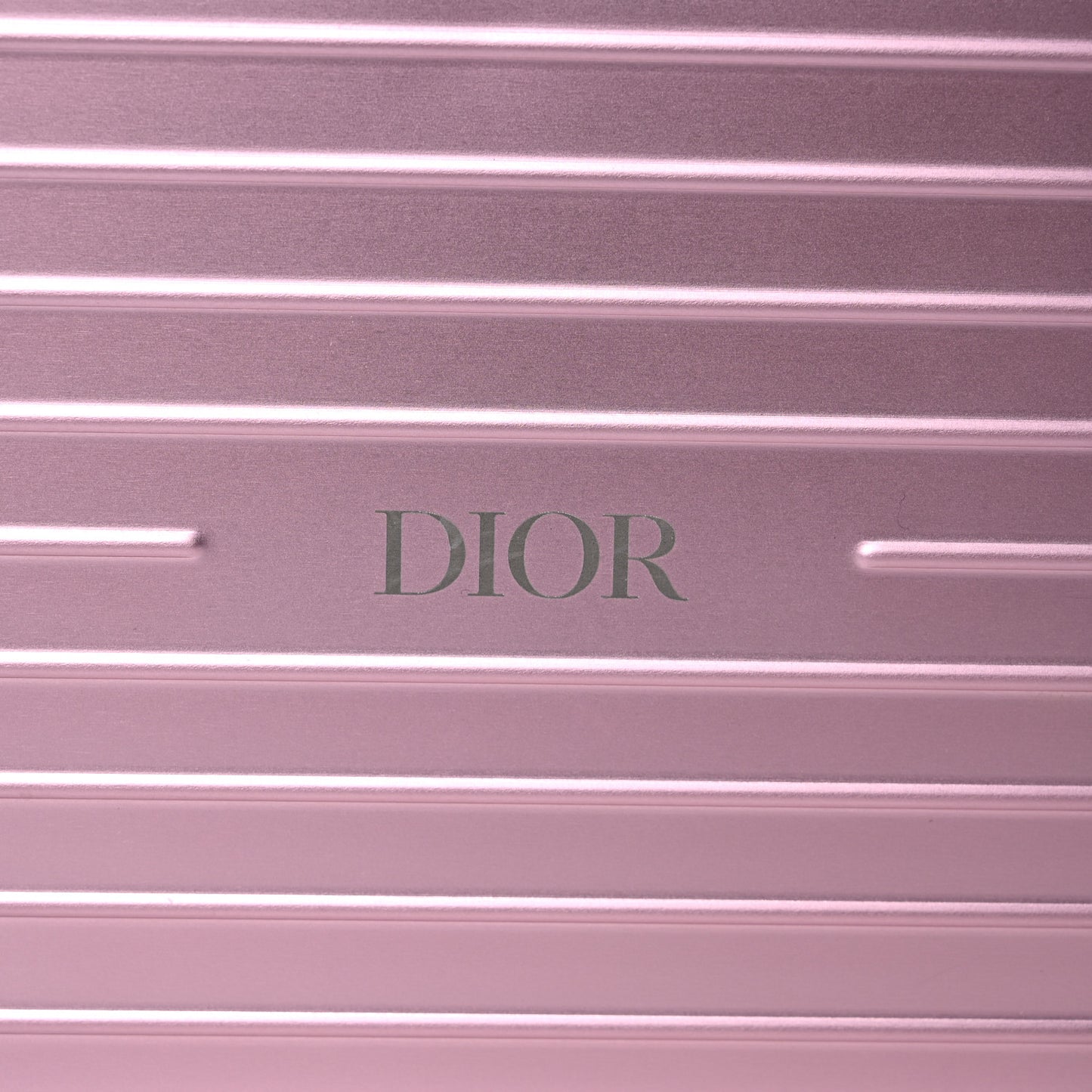 X RIMOWA Aluminum Personal Clutch On Strap Rose