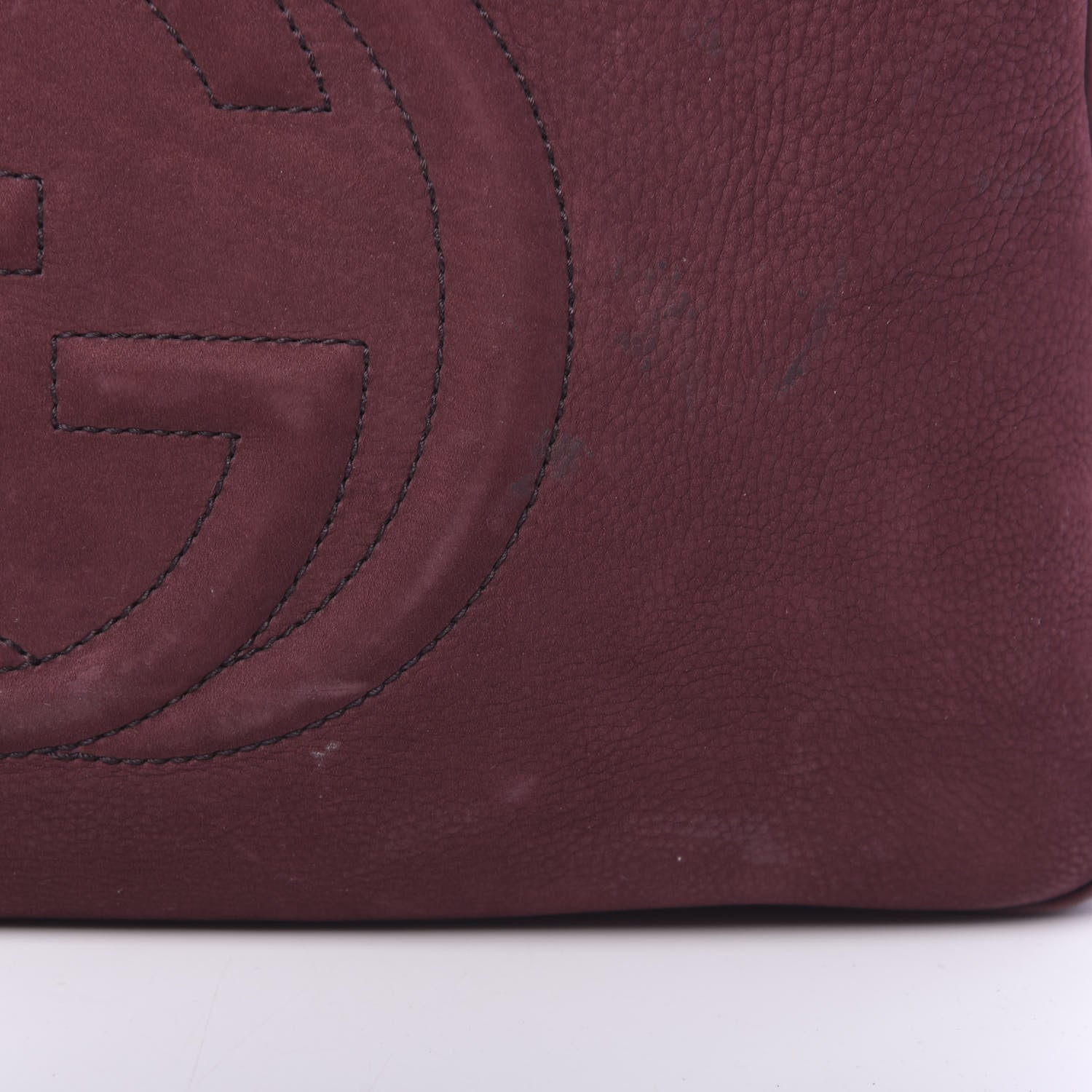 Gucci Vitello Range Medium Soho Bowler Burgundy 23 of 36