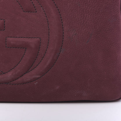 Gucci Vitello Range Medium Soho Bowler Burgundy 23 of 36