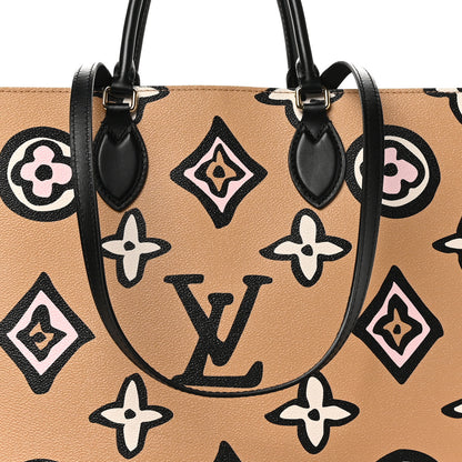 Louis Vuitton Monogram Giant Wild At Heart Onthego GM Arizona 7 of 9