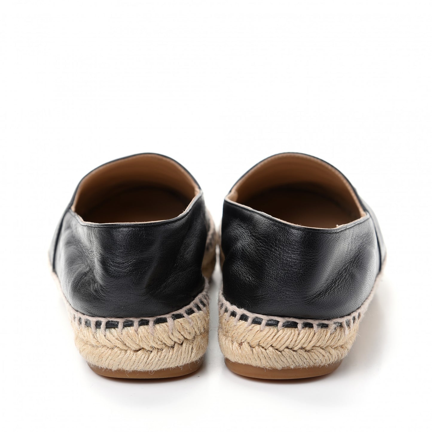 Lambskin CC Espadrilles 38 Black