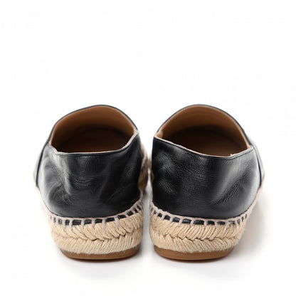 Chanel Lambskin CC Espadrilles 38 Black 7 of 10