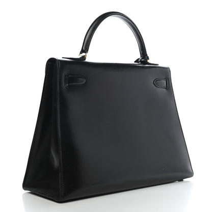Hermes Box Kelly Sellier 32 Black 3 of 18