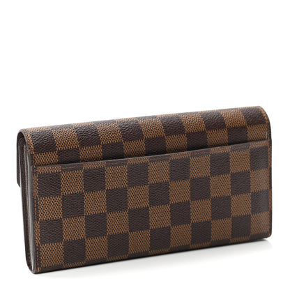 Louis Vuitton Damier Ebene Sarah Wallet NM 3 of 6