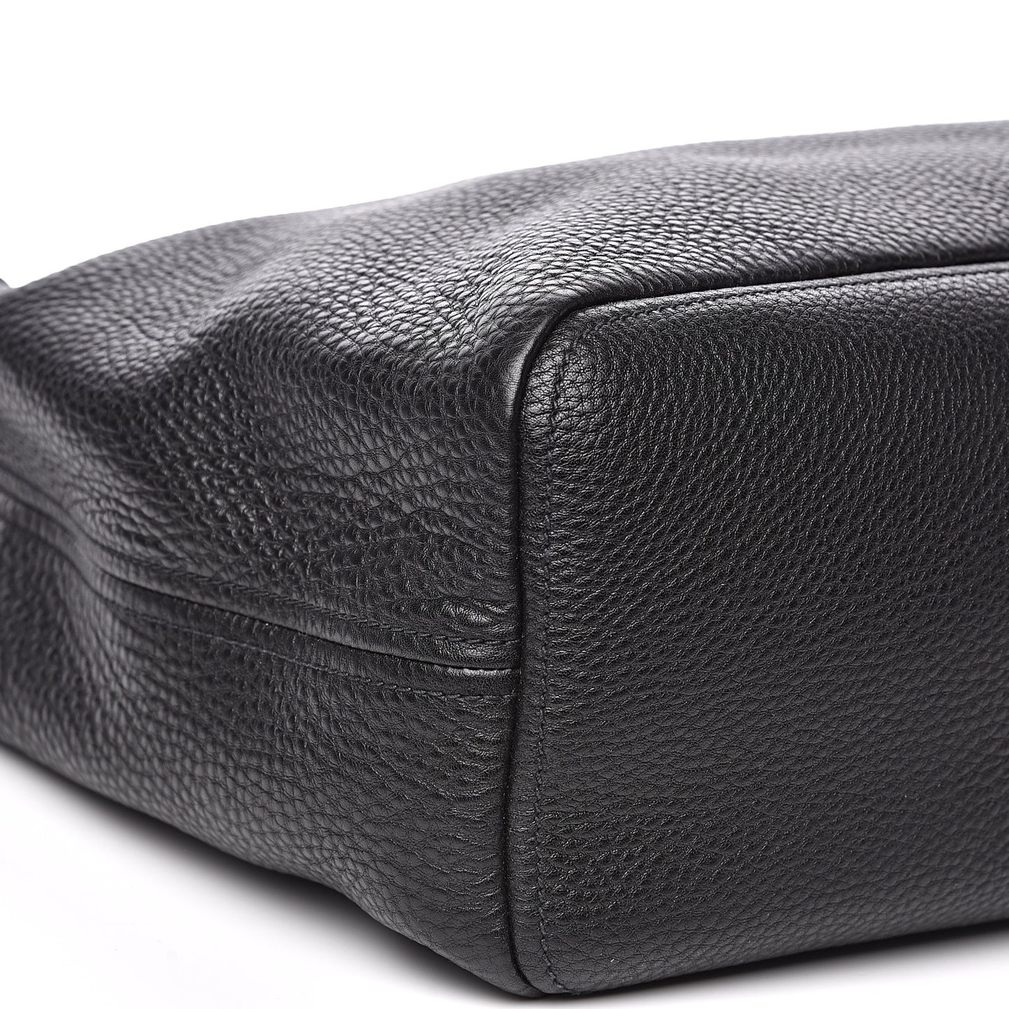 Vitello Daino Tote Black