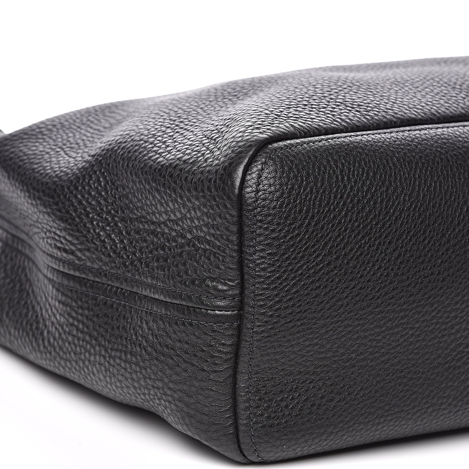 Prada Vitello Daino Tote Black 8 of 9