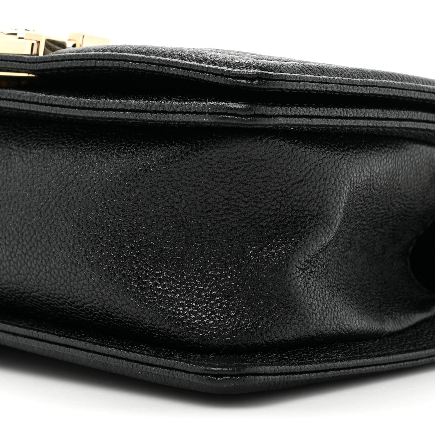 Chanel Caviar Chevron Quilted Small Boy Flap Black 8 of 10