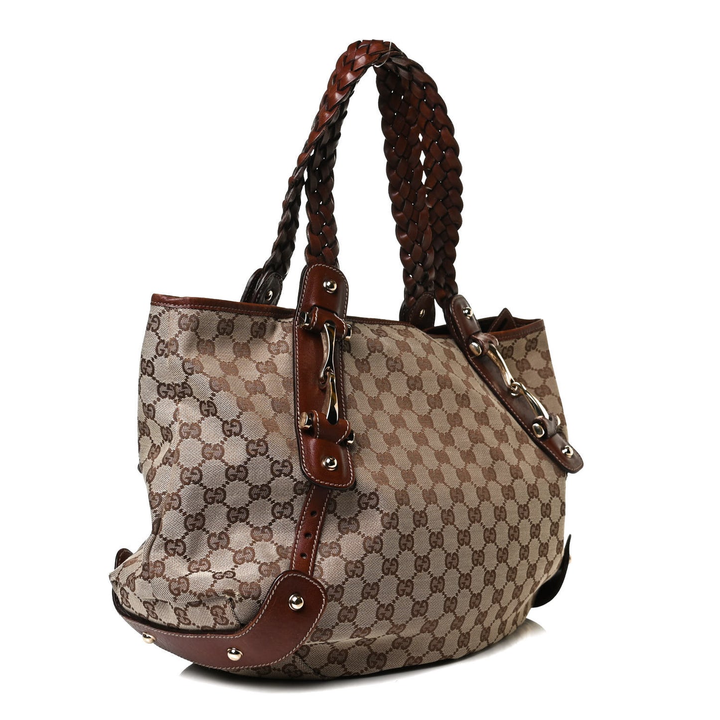 Monogram Medium Pelham Shoulder Bag Brown