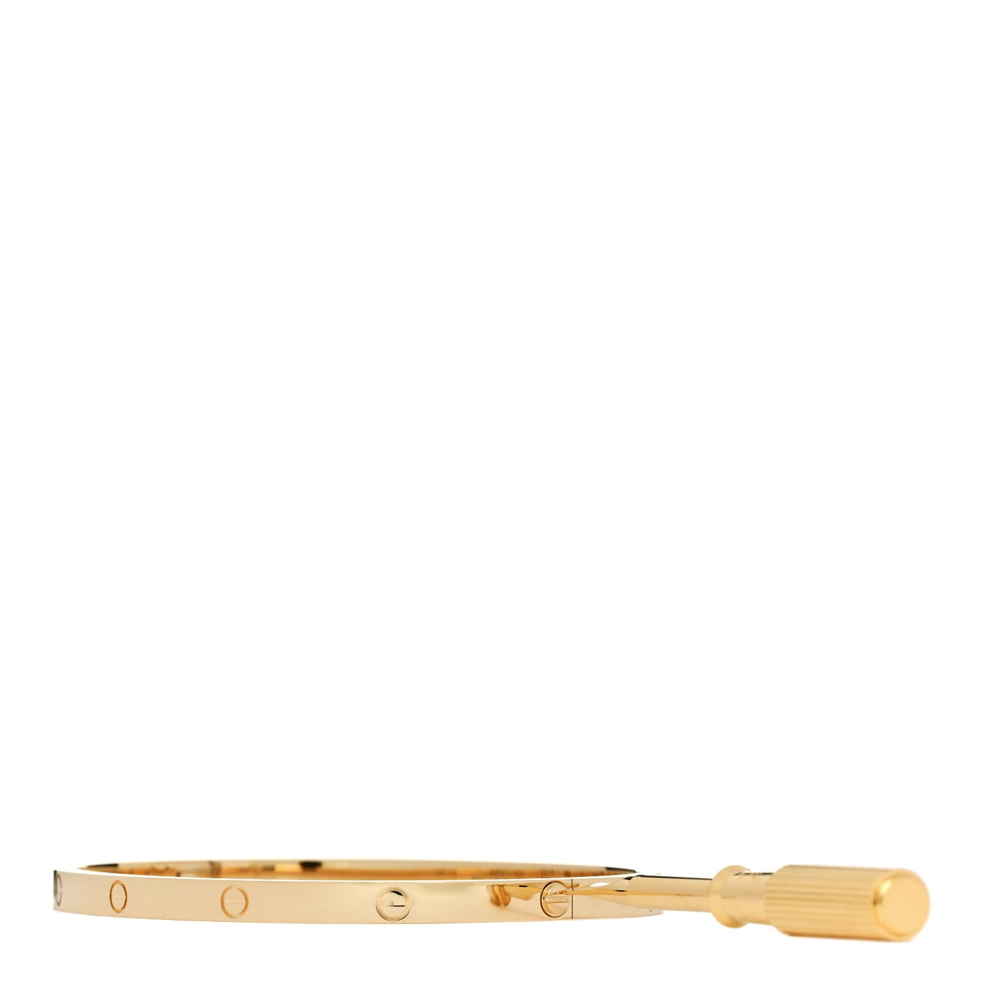 18K Yellow Gold Small LOVE Bracelet 17