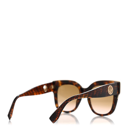 Fendi Acetate F is Fendi 51mm Cat Eye Sunglasses FF 0359/S Tortoise Camouflage 7 of 13